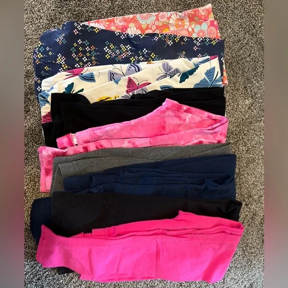 10 Pairs of Girls’ Leggings Sz 10/12 - Picture 5 of 8